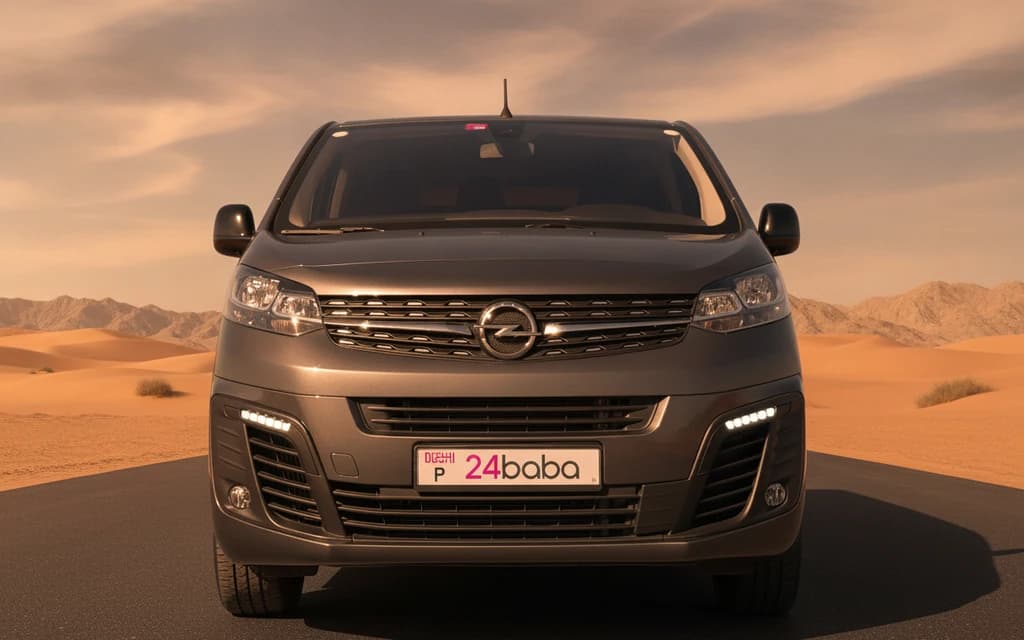 Opel Zafira 2023 Gray cover image – rental in Dubai