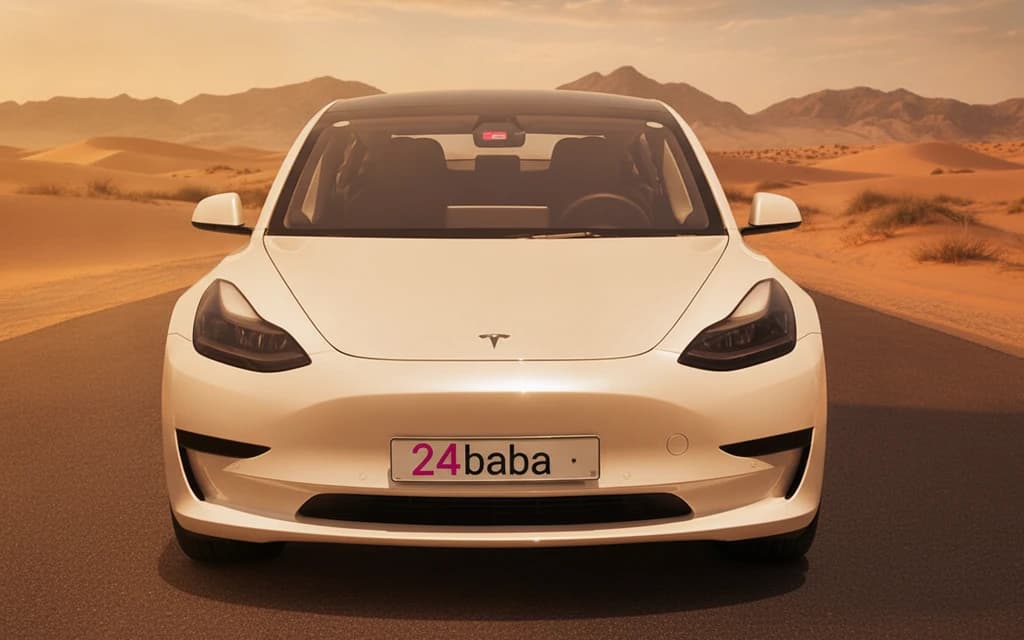 Tesla Model 3 2021 White cover image – rental in Dubai