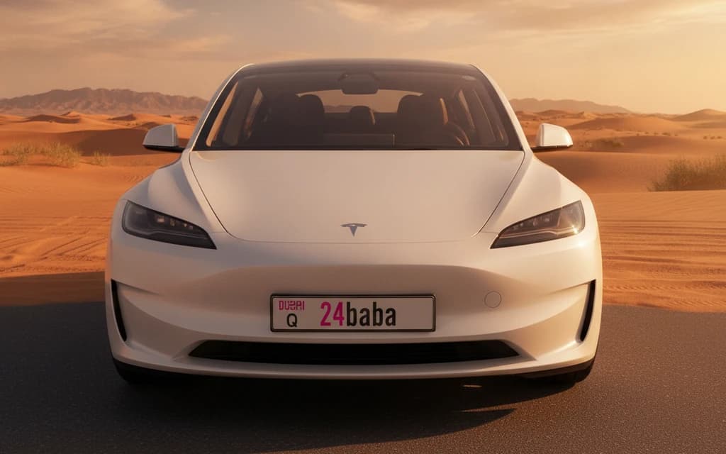 Tesla Model 3 Performance 2024 White cover image – rental in Dubai