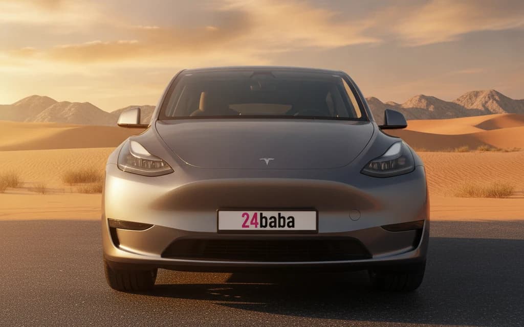 Tesla Model Y 2023 Gray cover image – rental in Dubai