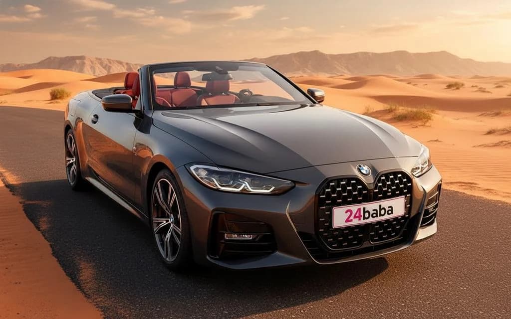 Bmw 420 2022 Grey cover image – rental in Dubai